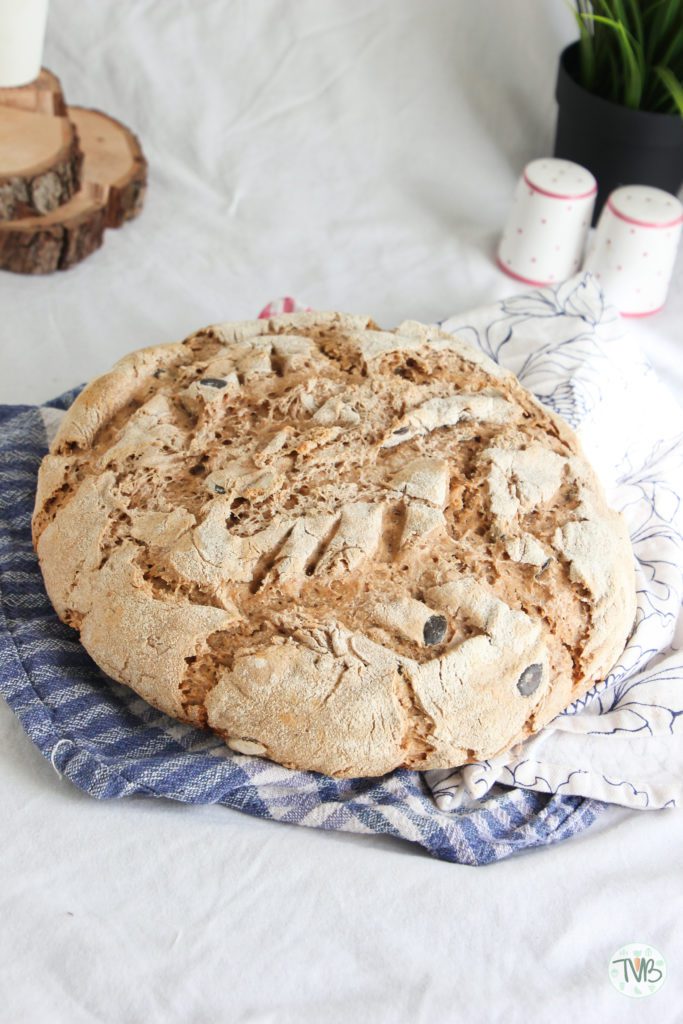 Kürbis, Roggen, Dinkel, Sauerteigbrot