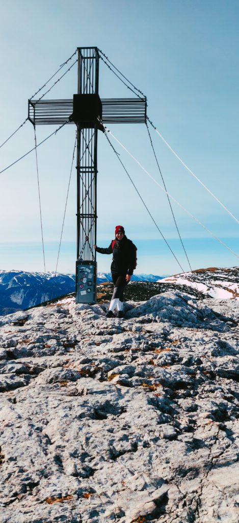 Schneeberg 2020, Gipfelkreuz