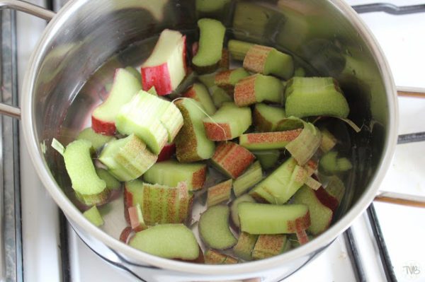 Rhabarber-Grieß Dessert #vegan - Tschaakii&amp;#39;s Veggie Blog