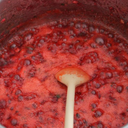 Erdbeer-Basilikum Marmelade #kreativeinkochen - Tschaakii&amp;#39;s Veggie Blog