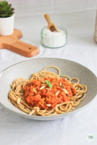 Spaghetti Bolognese vegan