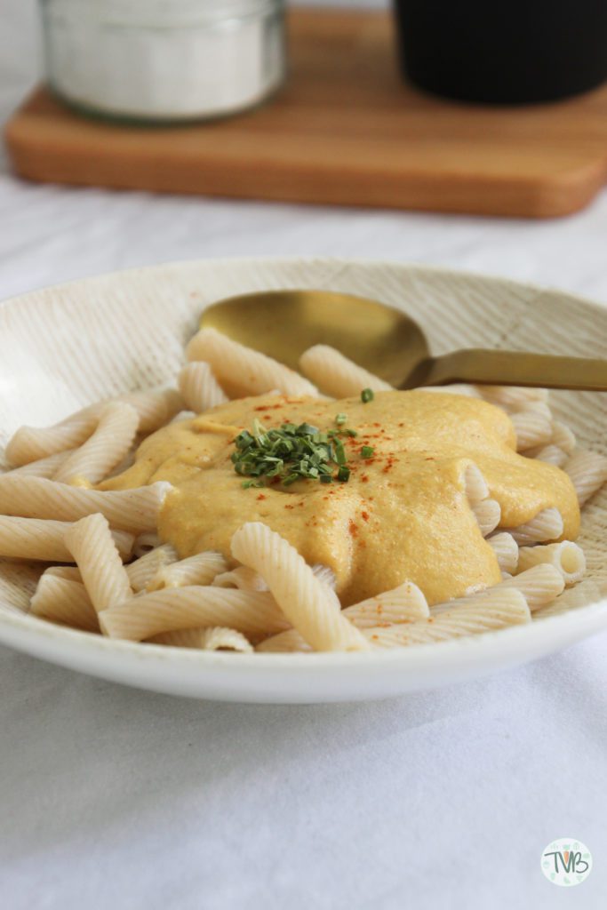 Mac and cheese vegan Cashew, tapioka stärke